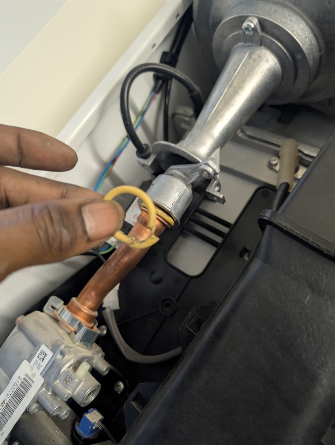 Boiler gas component repair